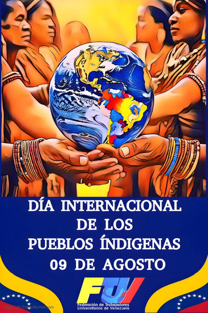 #9Ago  🇻🇪 📢 EFEMÉRIDES #FTUV

#HastaProntoX
#PueblosOriginarios
#YoSoyFtuv

¡La Paz del pueblo está primero!
