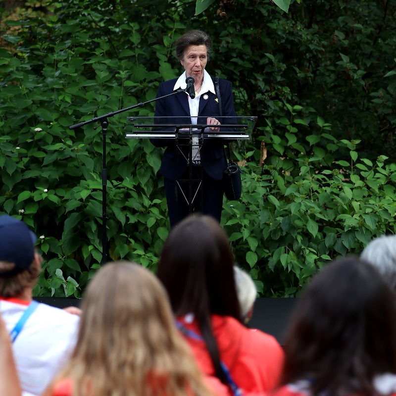 RoyalFamily's tweet photo. Over the past couple of weeks, The Princess Royal has been at @Paris2024, attending Olympic events and presenting medals.

In Paris and Marseille, as President of @TeamGB, HRH saw a range of sports including Rugby Sevens, Swimming, Equestrian, Rowing, Sailing and Windsurfing. https://t.co/6MQmu9rHiy