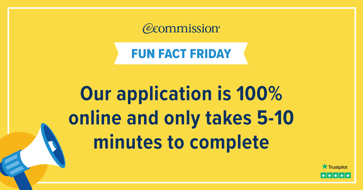 eCommission's tweet image. Our application is conveniently 100% online -- no need to fax or email over supporting docs! 

Learn more: ow.ly/FpHa50RqT6y