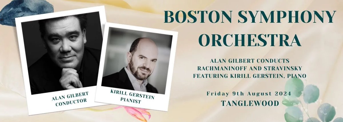 Looking forward to Rachmaninoff with <a href="/kirillgerstein/">Kirill Gerstein</a> and Rite of Spring with <a href="/BostonSymphony/">Boston Symphony</a> tonight!

Tickets &gt;&gt; bit.ly/4cjjacq