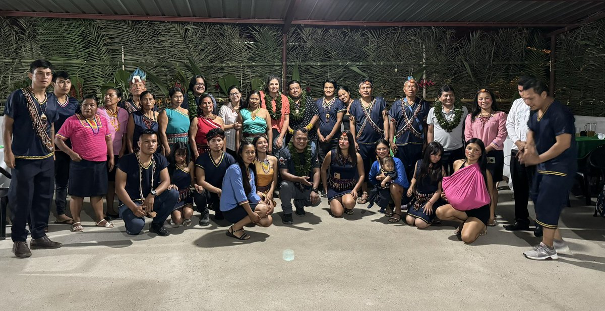 Blessed to have been with #IndigenousPeoples on the eve of their day in the beautiful Comuna Kichwa Guacamayos, Ecuador, together with my brother <a href="/JUANJINTIACH/">JUAN CARLOS JINTIACH</a> and <a href="/PNUDEcuador/">PNUD Ecuador</a> recognizing and honoring their climate and nature leadership.