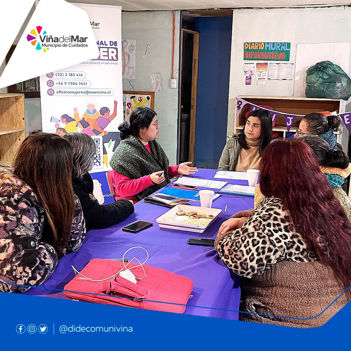 ¡Mujeres organizadas en los barrios de Viña del Mar!   Con la participación de mujeres del sector de Miraflores Alto, discutimos propuestas sobre cuidados, prevención de violencias y organización en los sectores Monte Sinaí, Villa Pantanal, Villa los Aromos y P. de Valdívia.