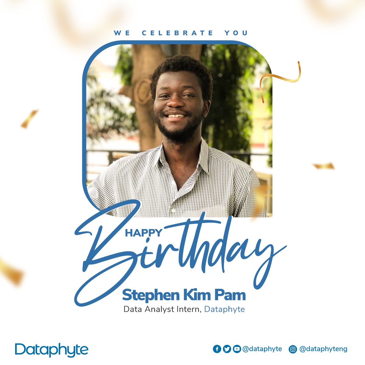 Dataphytefdn's tweet image. Happy Birthday, Stephen! 

The team extends its warmest wishes to you on your birthday. Wishing you a day filled with joy, laughter, and all the data you can handle! 😏

#DataAnalysts #DataAnalystsNigeria #Socioeconomicdata #TeamBirthdays #DataforDevelopment