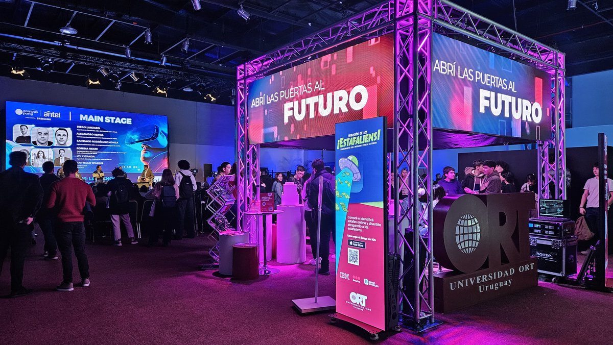 📢 Comenzó una nueva edición del Campus Party

Te invitamos a visitar el stand de ORT y vivir una experiencia de realidad virtual, inscribirte al Open House del 5 de setiembre y participar en el sorteo de un Apple Watch.

Compartimos las actividades de la universidad 🧵