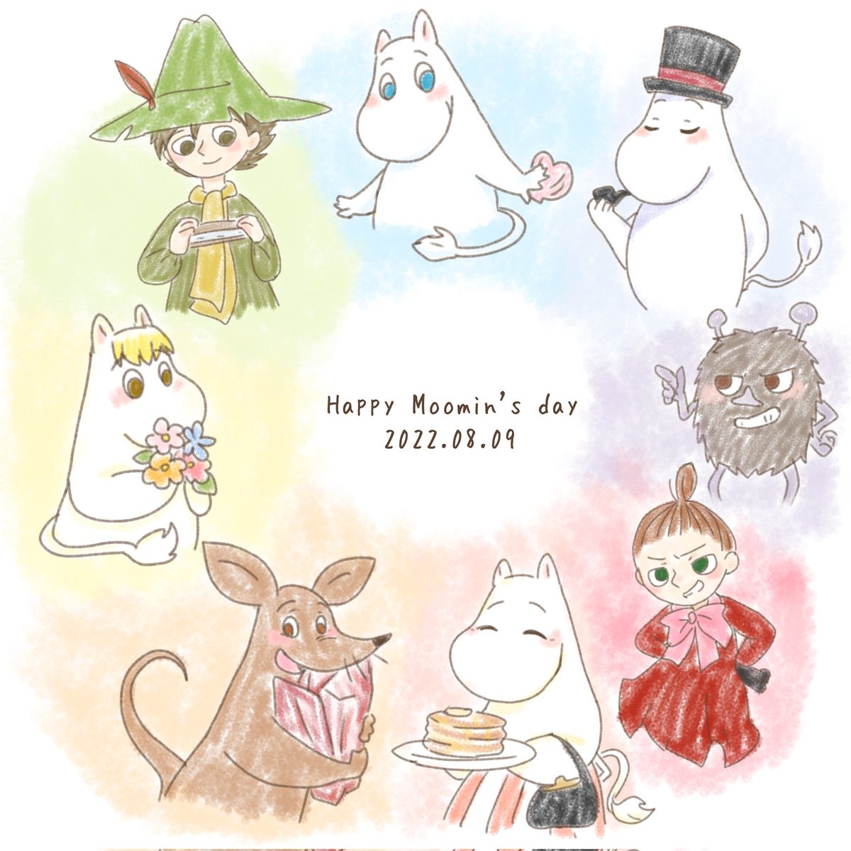 #ムーミンの日2024 
2年前の再掲
おめでとう！🎉🎂