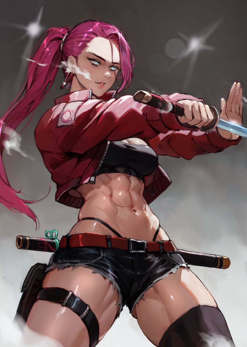 RobustaArt's tweet photo. She’s here to chew bubblegums and kick arses and she’s fresh outta gums 💢💢💢 https://t.co/xOXViMO7SI