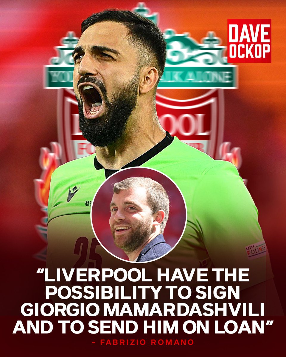 Liverpool have the possibility to sign Giorgio Mamardashvili and to send him on loan. Liverpool haven’t made a decision yet.  (<a href="/FabrizioRomano/">Fabrizio Romano</a>)