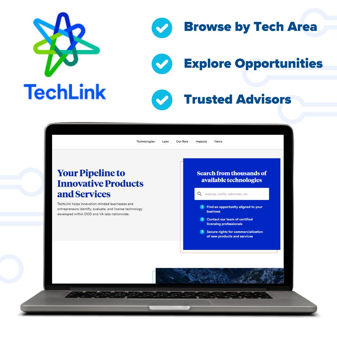 AirForceT3's tweet image. Spotlight on TechLink: Driving Defense Innovation🌟

Operating out of Montana State University, TechLink supports the entire Defense Laboratory Enterprise. Learn more about their mission and impact at techlinkcenter.org 🌐

#TechLink #Innovation #TechnologyTransfer