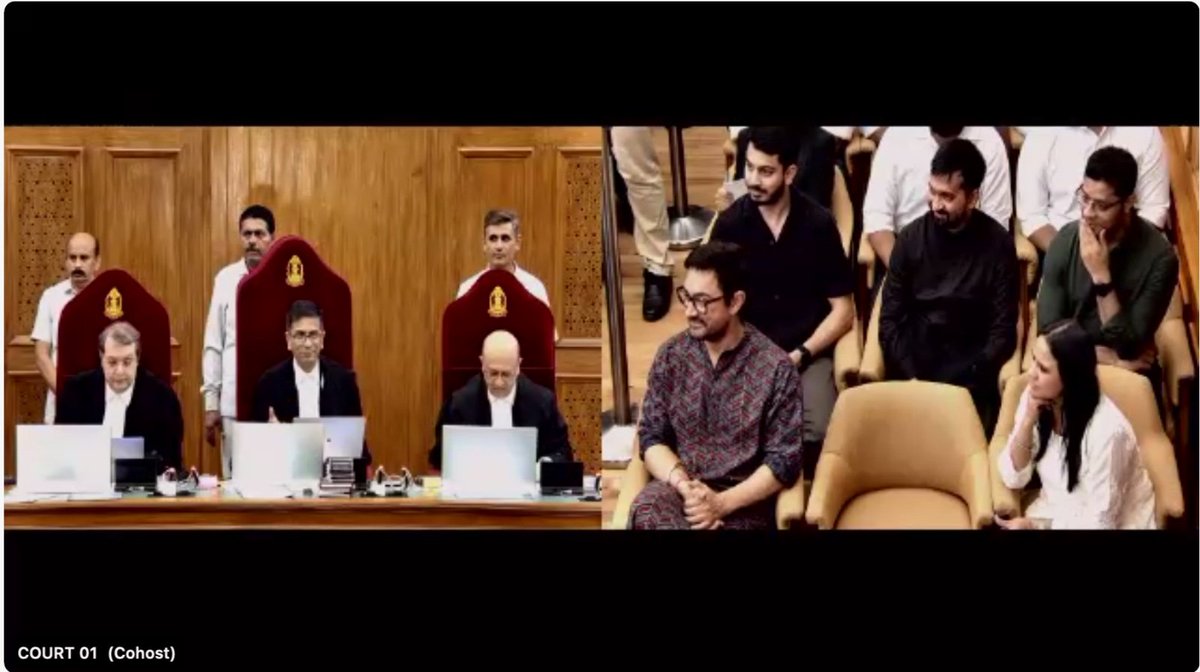 priya_sharma143's tweet photo. Supreme Court will screen 'Laapataa Ladies' movie for the judges, their families and officials of its registry from 4:15 PM today.

Will the petition of NEET PG students be heard properly today? 
Because CJI is excited for watching movie 'Laapataa Ladies'
#NEETPG #NEETPG2024 https://t.co/4fhscrQ3ZE