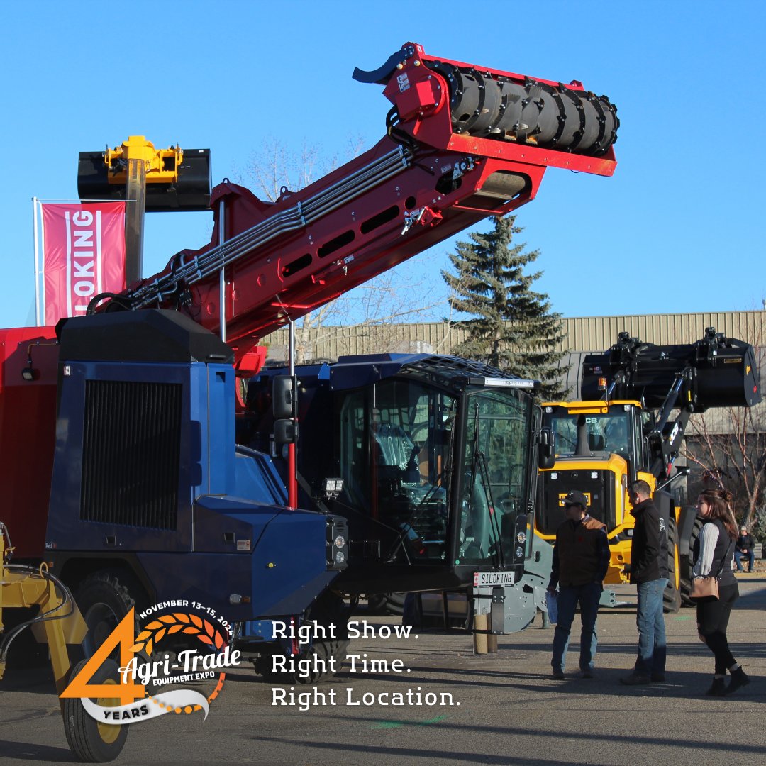 agritradetoday's tweet photo. Agri-Trade is not just about showcasing the latest equipment & technology. It's also an incredible source of knowledge and education for everyone involved in the agriculture industry!
You won't want to miss our 40th anniversary.
#RightShow #RightTime #RightLocation #agritrade https://t.co/BDjfyyIPhc