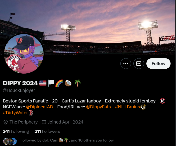 AI_Cpwned's tweet image. Likes and RTs appreciated!

User @/HouckEnjoyer, known by many other names such as Crimson, Dippy, and JC, is a groomer and a pedophile.

A Thread: