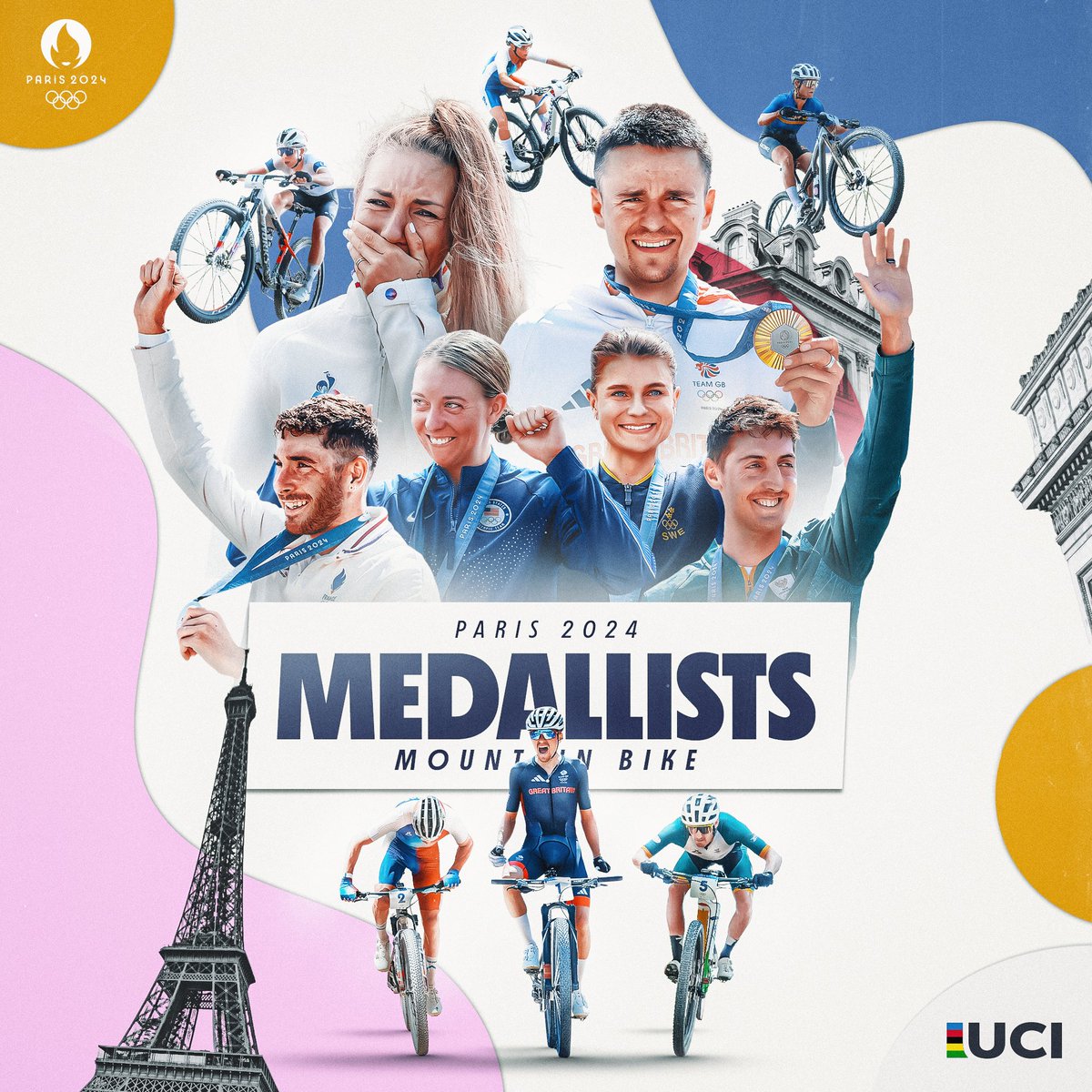 Merci #Paris2024 🙌

Elancourt will forever be part of #MountainBike’s #Olympic history! 🥇🥈🥉

#Cycling #OlympicCycling