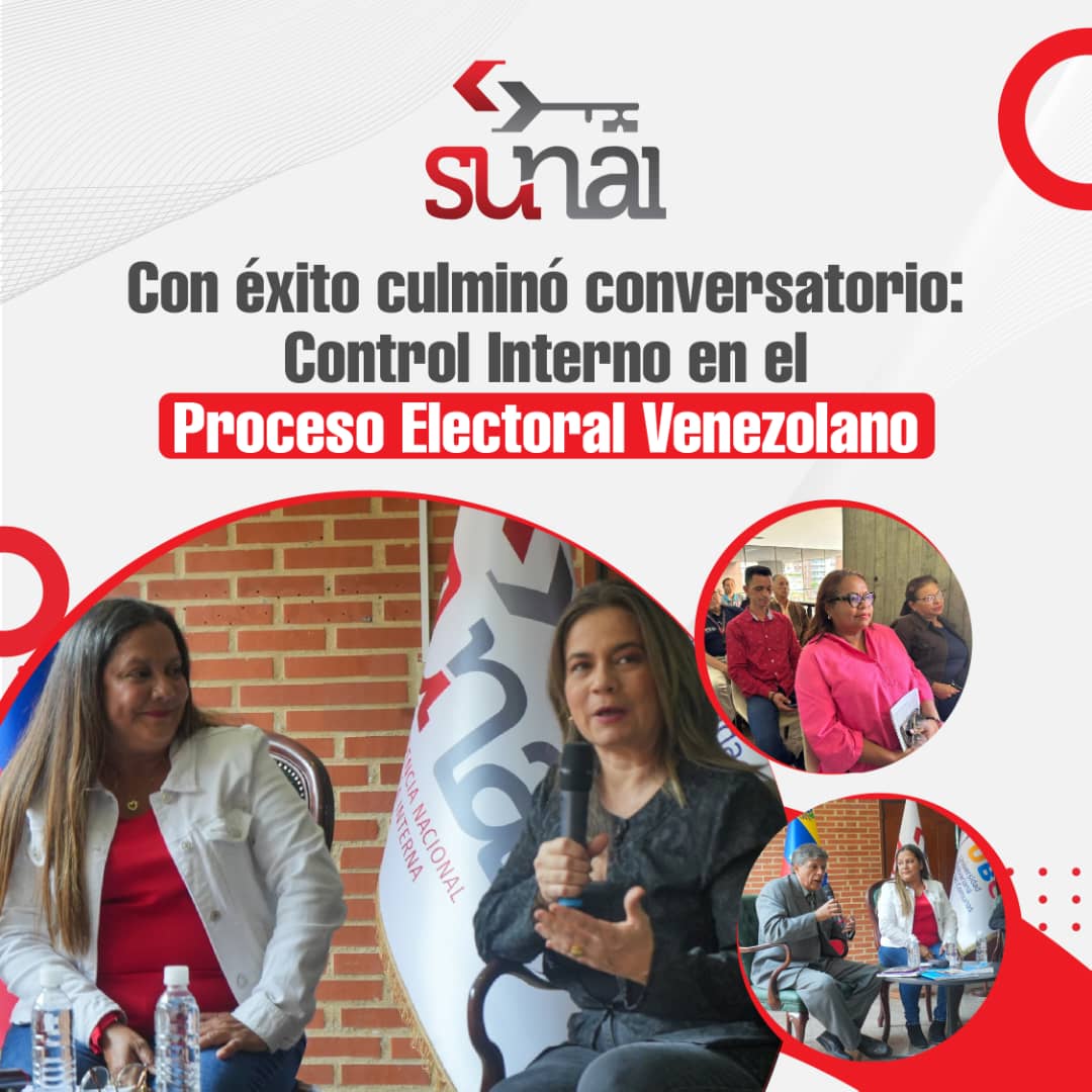 #Entérate Con éxito culminó conversatorio: Control Interno en el Proceso Electoral Venezolano 

Lee más 👇
acortar.link/GhgzrM

#9Ago #HastaProntoX