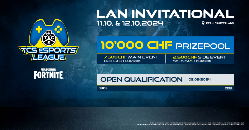 tcs_esports's tweet photo. 🏆 Ready to battle it out for a 10'000 CHF Prizepool? Join the TCS eSports League with Opel for epic Solo and Duo Cash Cups! 💥

🎮 BYOC (Bring Your Own Computer) to @switzerlanCH and prove you don’t need an invite to take home the win.

Who needs a direct invite? 👇 Sign up now!