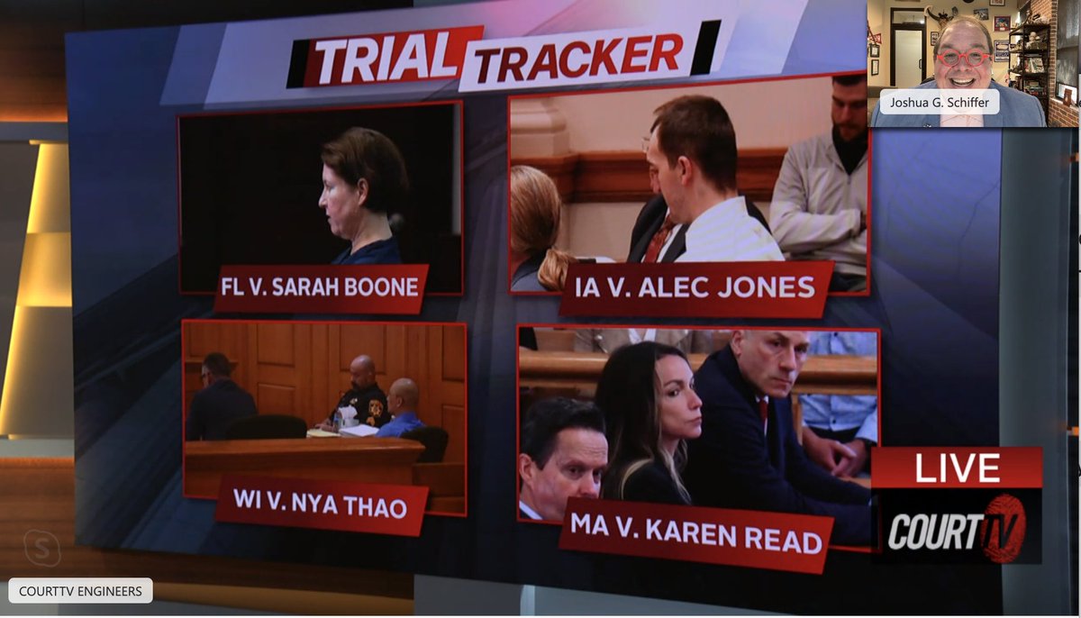 lawyerschiff's tweet photo. Its #TedTime on @Courttv and I am thrilled to be on with @jackrice!!

Today has EVERYTHING!  #Read, #Boone, #Thao and #AlecJones all have hearings today!  

Lets Gooooo!!!!! @TedCourtTV https://t.co/zguCQVYYp5
