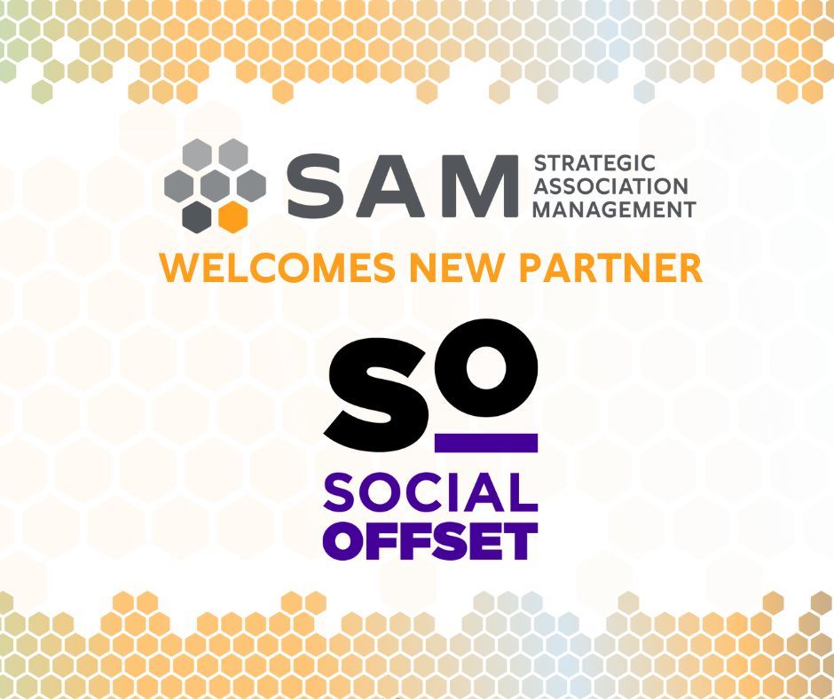 SAMassocmgmt's tweet image. SAM is thrilled to have been selected as the staffing solution for @SocialOffsetOrg, a nonprofit organization offering a socially conscious alternative to event and destination boycotts. buff.ly/3AiCGbI #buildtrust #practiceempathy
