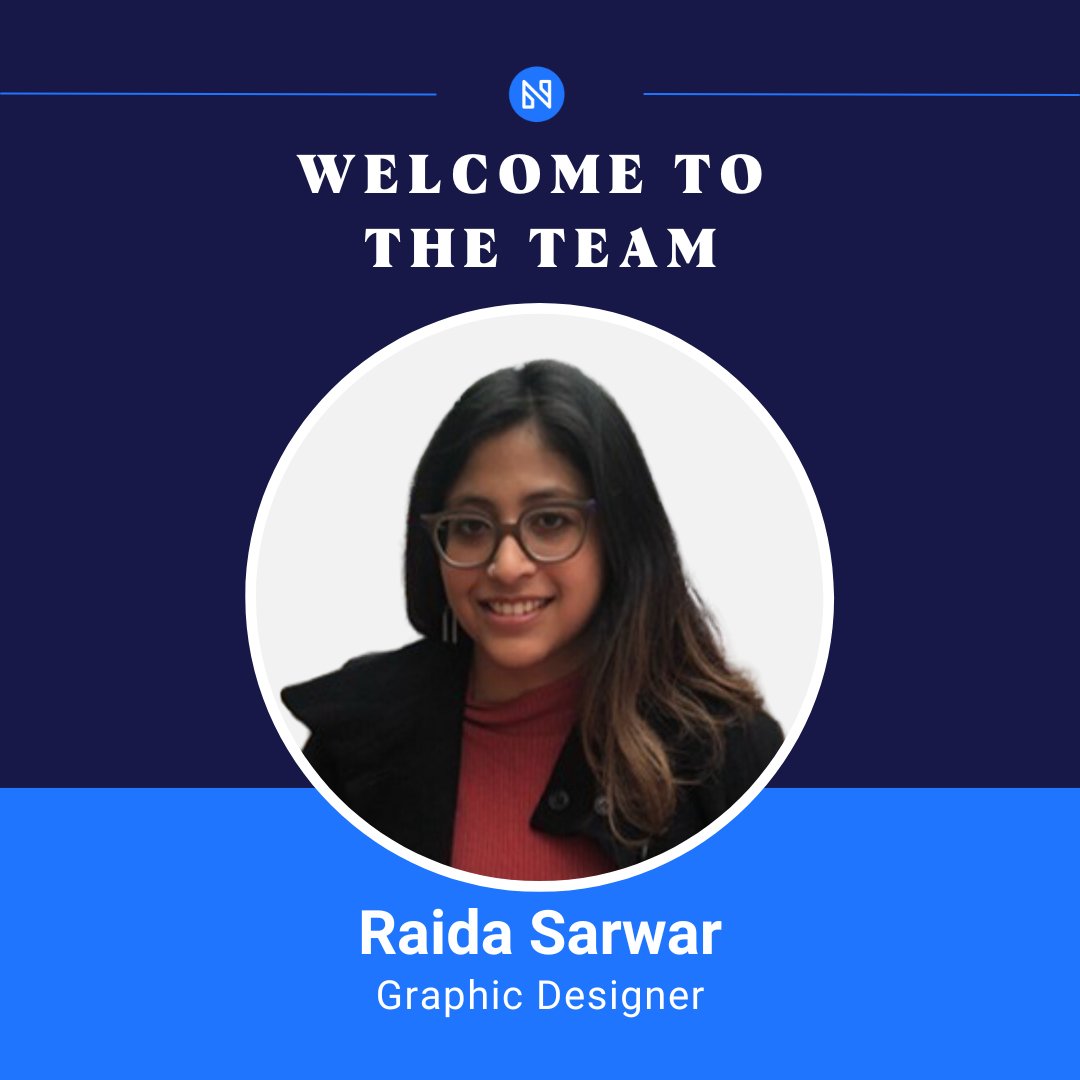 We've got some pretty exciting news to share! Join us in welcoming Raida Sarwar, our new Graphic Designer, to the Nativo team! Raida we are so excited to have you on board! 💙