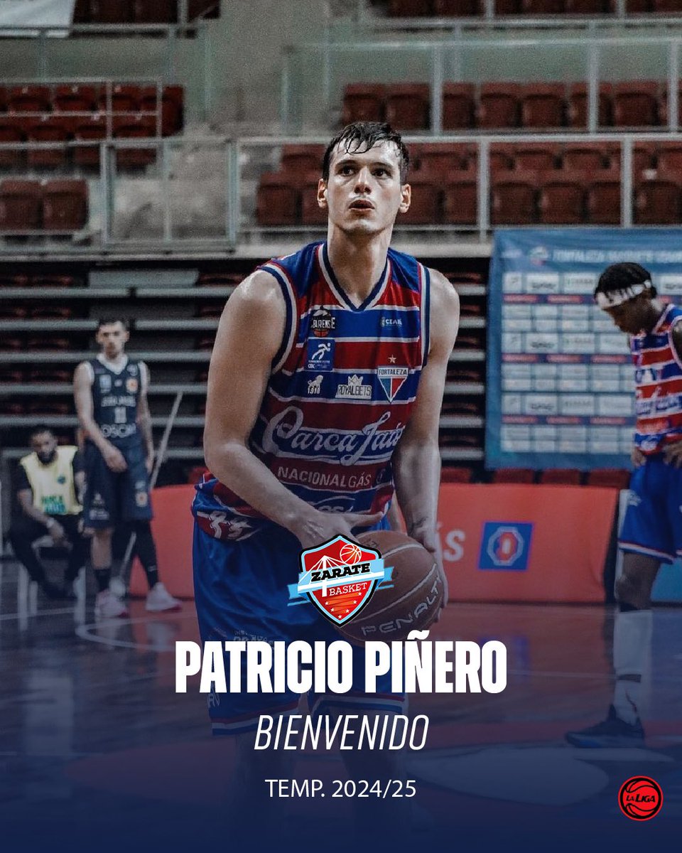 zarate_basket's tweet image. ¡𝑩𝑰𝑬𝑵𝑽𝑬𝑵𝑰𝑫𝑶, 𝑪𝑶𝑪𝑶! 💪🏼

🏀 El Ala-Pivot, @CocoPinero de reciente paso por la Liga de Brasil, será otra de las incorporaciones para la nueva temporada 2024/2025. 

¡Éxitos en esta nueva temporada! 

#VamosZárate