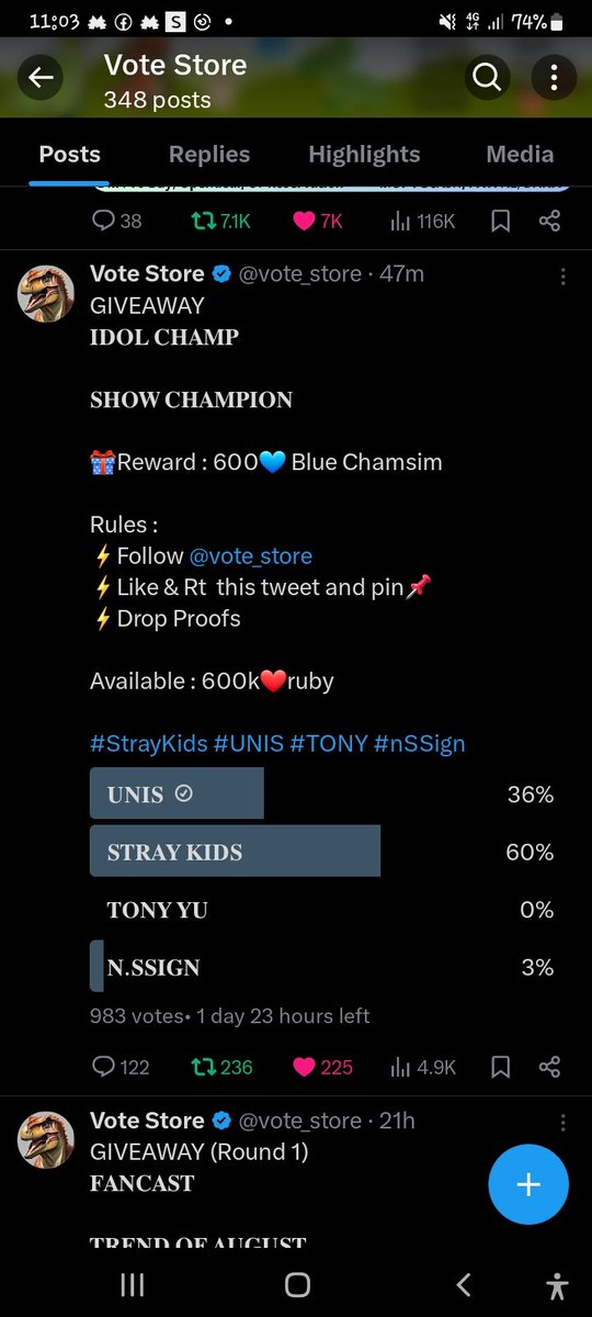 bbsyk_'s tweet photo. @vote_store Proof for #UNIS https://t.co/2ZEZ7n6ac9