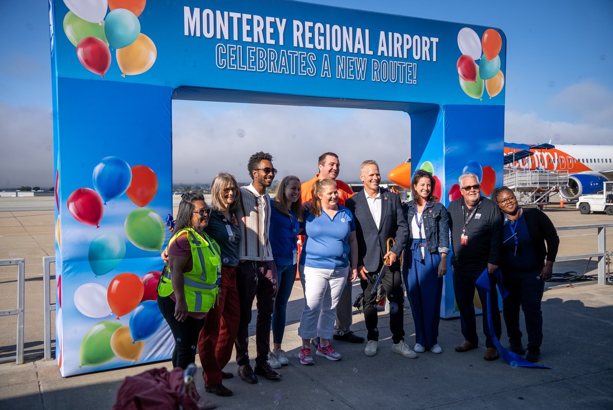 UGESocial's tweet photo. #TeamMRY x @SunCountryAir
Yesterday, our team launched the inaugural flight for #SunCountry at @MontereyAirport.
Thank you to everyone involved in making this a success.
#WeAreUGE | #Aviation https://t.co/qjP5RMOOh8
