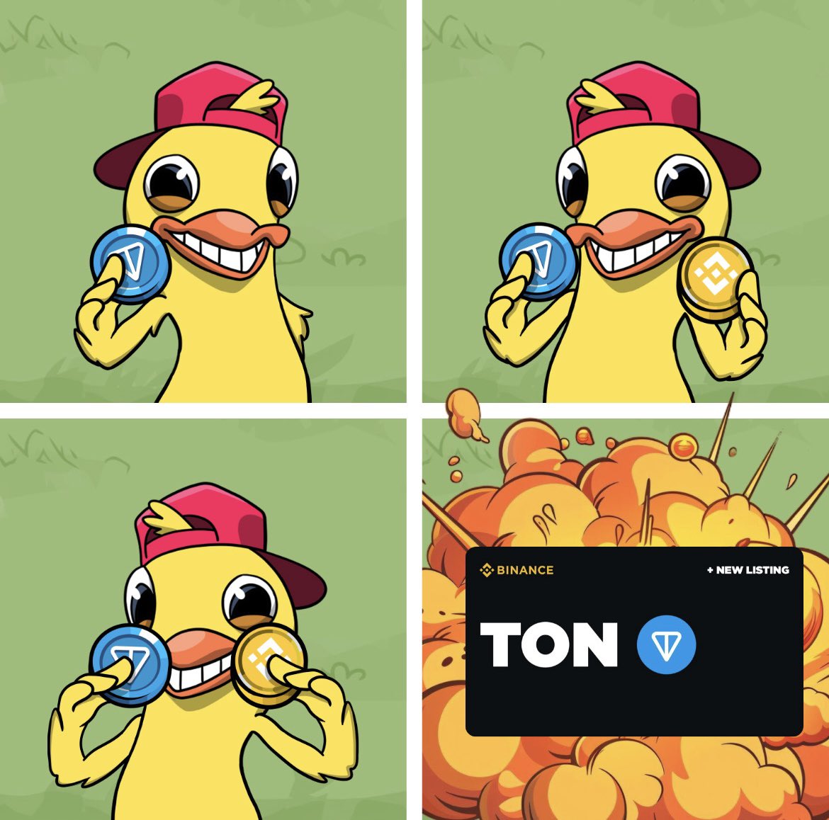 You know what is coming next 👀

🌕 One small step of #TON - A giant leap for the whole community

🦆 Play #QuackQuack to directly get $TON from Quackster and Referral Commission! 

🤩 Trade it, Embrace it, and Believe in <a href="/ton_blockchain/">TON 💎</a>