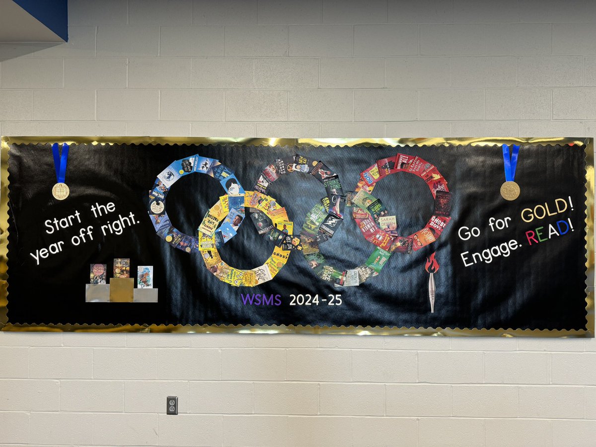 The Paris Olympics may be coming to a close today, but the Stallion Games have just begun! We can’t wait to see you all back in the building next week. Get the year started off right, and #engage. Read! 

#WSMSStallionsRead <a href="/WSMSStallions/">Woodland Spring Middle</a>