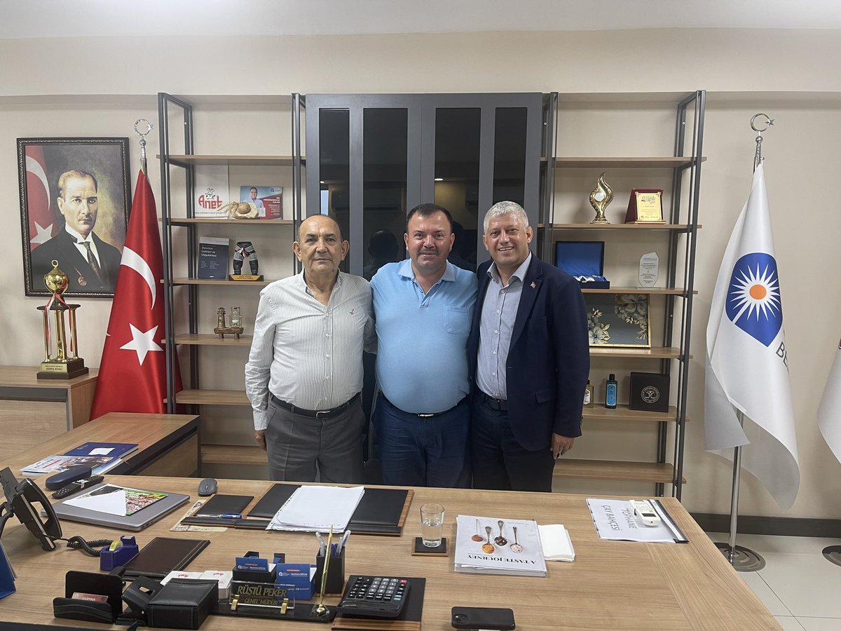 𝐃𝐫. 𝐃𝐮𝐫𝐦𝐮𝐬 𝐀𝐥𝐢 𝐀𝐑𝐒𝐋𝐀𝐍 (@drdaliarslan) on Twitter photo Canım abim, başkanımız <a href="/mehmetbasarantr/">Mehmet Başaran</a> ile birlikte <a href="/ANTALYABB/">ANTALYA BÜYÜKŞEHİR</a> iştirak şirketlerinden Anet genel müdürümüz sayın <a href="/rustupeker/">Rüştü Peker</a> ‘i ziyaret ettik. Hayırlı olsun dileklerinde bulunduk. Canım abim, başkanımız <a href="/mehmetbasarantr/">Mehmet Başaran</a> ile birlikte <a href="/ANTALYABB/">ANTALYA BÜYÜKŞEHİR</a> iştirak şirketlerinden Anet genel müdürümüz sayın <a href="/rustupeker/">Rüştü Peker</a> ‘i ziyaret ettik. Hayırlı olsun dileklerinde bulunduk.
