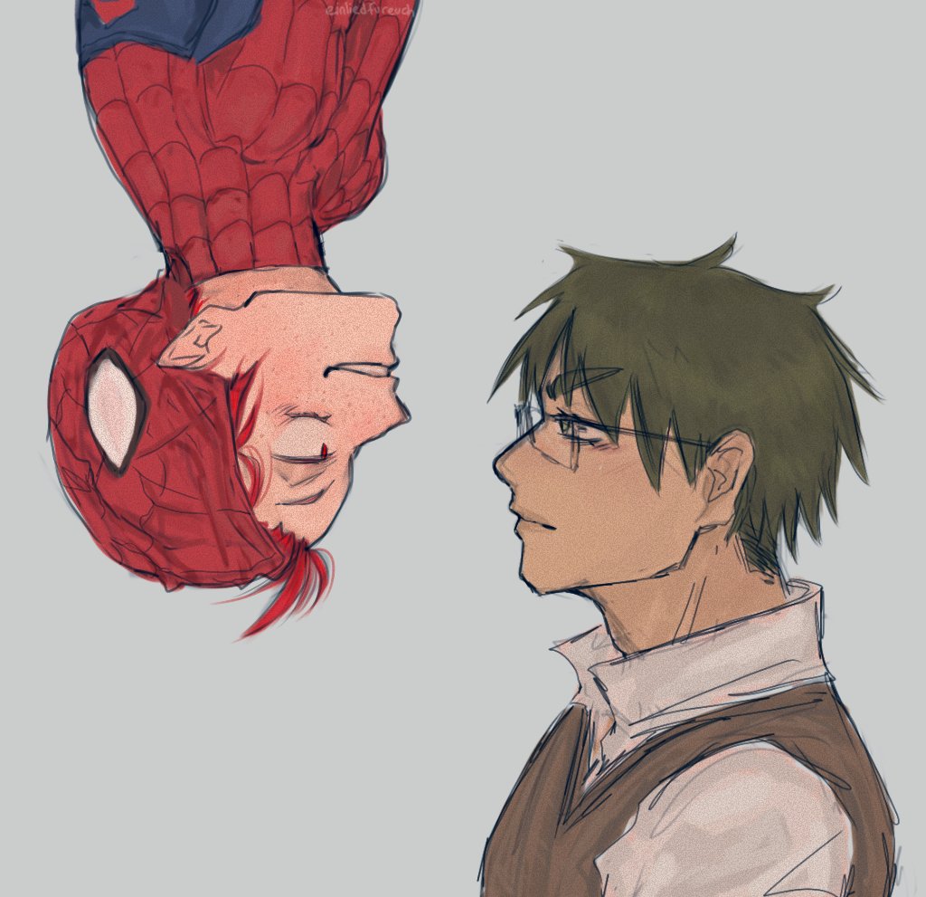 done!! i love this au😭😭 another version down!!!

#ushiten #tendou  #ushijima #Haikyuu #ハイキュー