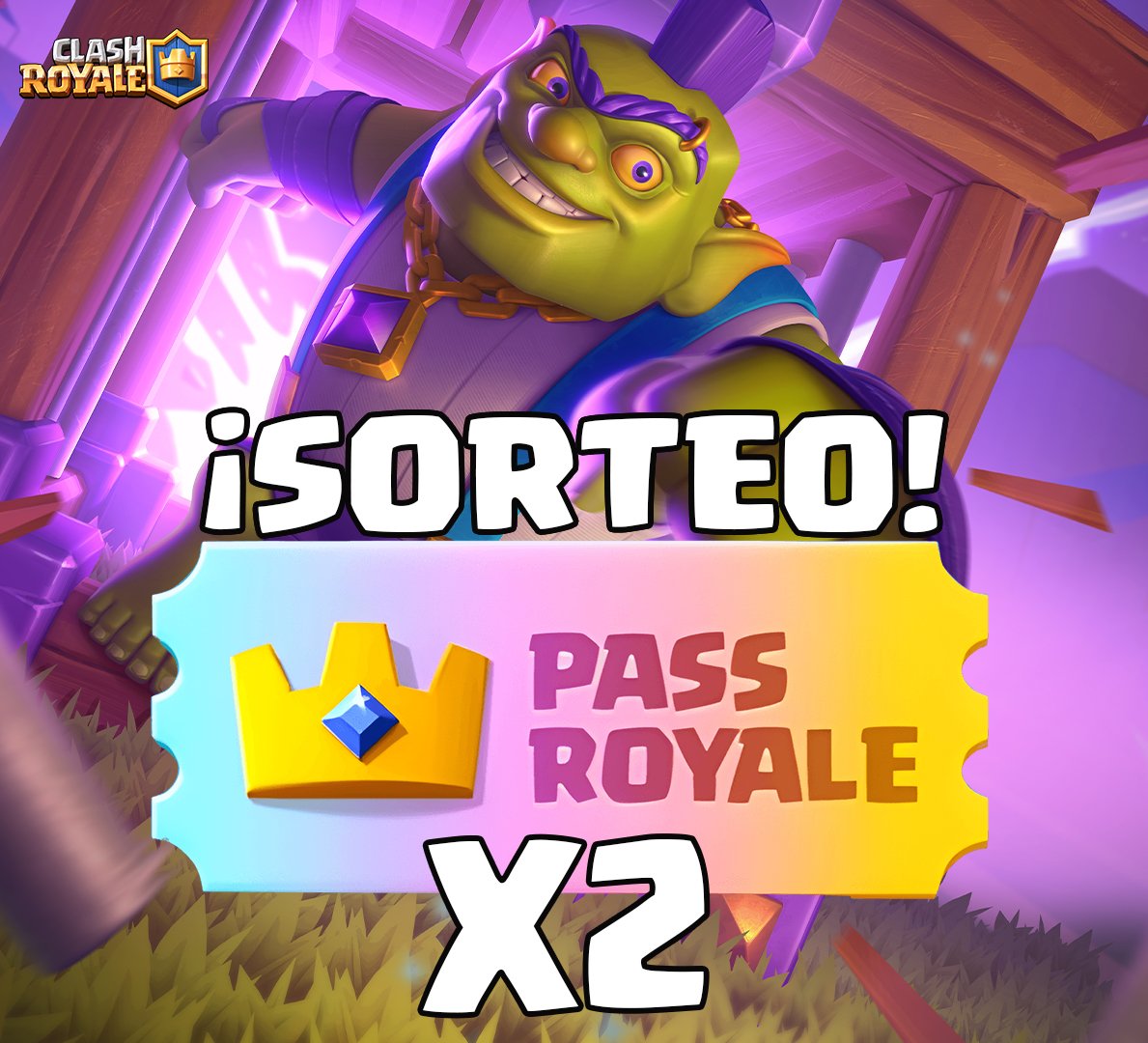 Sergio1722 (@sergio1722c) on Twitter photo 🎁SORTEO X2 PASS ROYALE DIAMANTE
⭐Requisitos:
✅ Seguirme en X <a href="/Sergio1722c/">Sergio1722</a> y Youtube @Sergio1722yt
✅ Dar RETWEET 🔁y LIKE 💖
✅ Etiqueta a un amigo ✏
🍀Suerte a todos🍀
⛔El sorteo termina el jueves día 15 de agosto⛔ 🎁SORTEO X2 PASS ROYALE DIAMANTE
⭐Requisitos:
✅ Seguirme en X <a href="/Sergio1722c/">Sergio1722</a> y Youtube @Sergio1722yt
✅ Dar RETWEET 🔁y LIKE 💖
✅ Etiqueta a un amigo ✏
🍀Suerte a todos🍀
⛔El sorteo termina el jueves día 15 de agosto⛔
