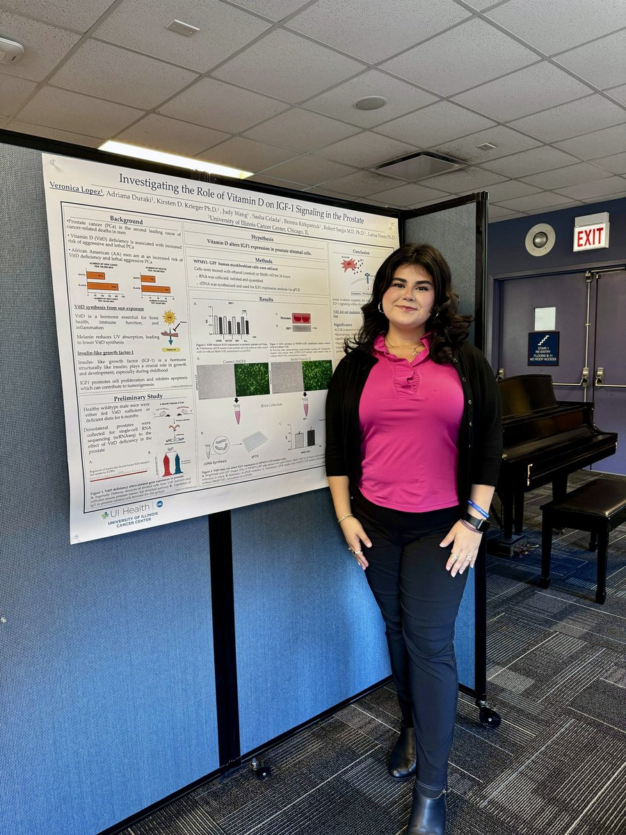 Nonn lab summer high school students Veronica and Donovan presented their work! With Lab mentors Adriana and Rob:)