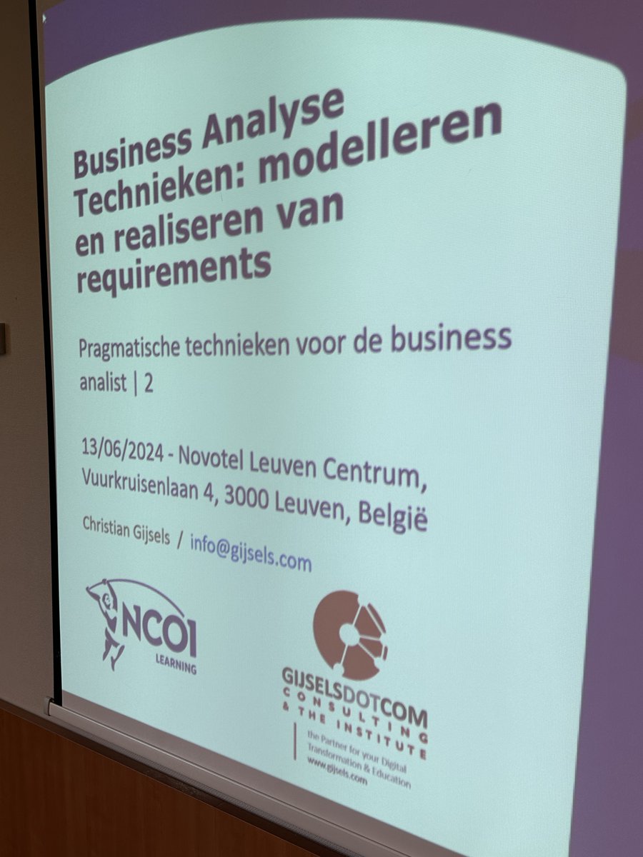 GIJSELSDOTCOM's tweet image. Businessanalysetechnieken: Module 2
Modelleren en realiseren van requirements. (411 th Workshop)

#Cause-and-effect-diagrams
#SIPOC Diagramma&apos;s
#Turtle Diagramma&apos;s
#RACI Diagramma&apos;s
#DFD / Data Flow Diagramma&apos;s
#BPMN Diagramma&apos;s
#UML Diagramma&apos;s