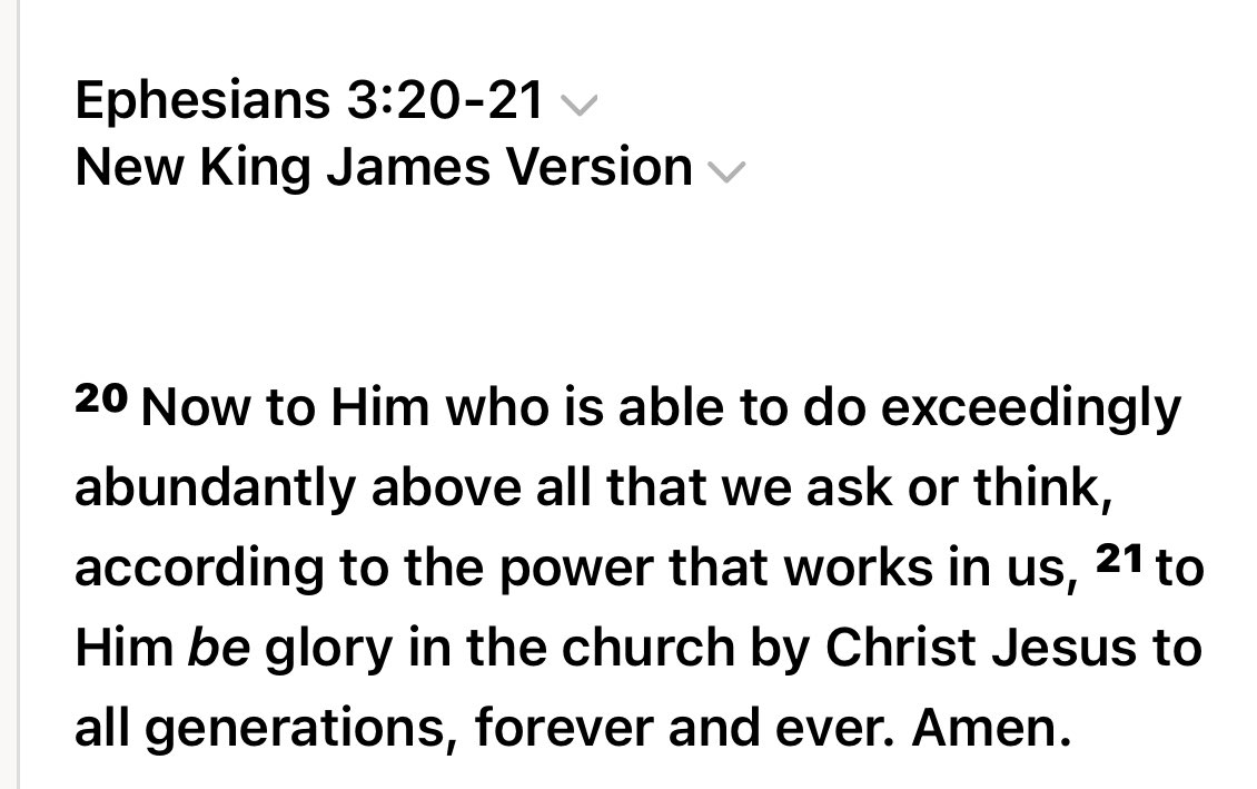 4HISGLORY55's tweet image. Thank you Lord for your word in Ephesians 3:20-21🙏🏽🙏🙏🏻God is able to do all things ❤️❤️❤️❤️❤️❤️❤️#Nothingmissingnothingbroken #GivingGodtheGlory❤️🎉🥳🎈🎊🎁
