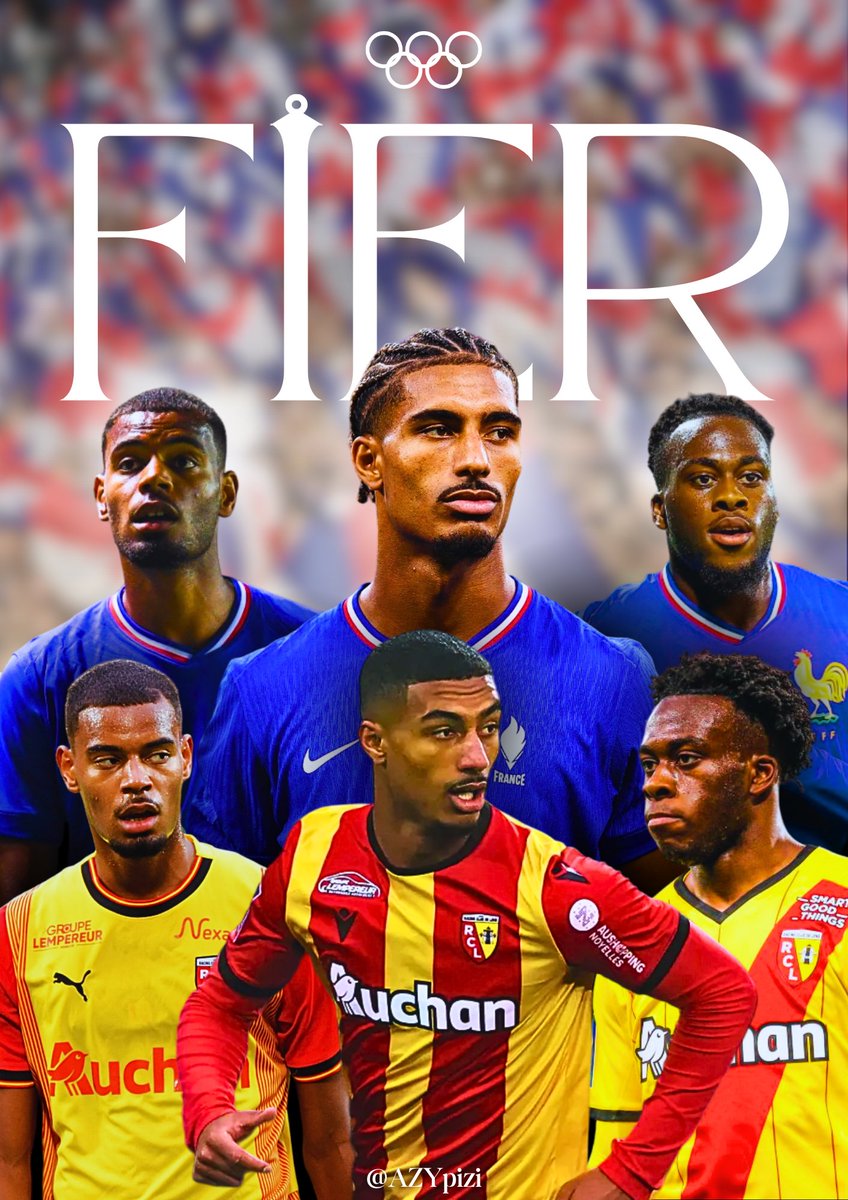 AZYpizi's tweet photo. FIER de nos anciens Lensois aujourd'hui en finale des JO représentant l'équipe de France, on est derrière vous @a_kalimuendo, Andy et Loïc ❤💛🇫🇷
#RCLens #FRAESP #PARIS2024 #TeamRCL @RCLens https://t.co/xa8j9G4XPU