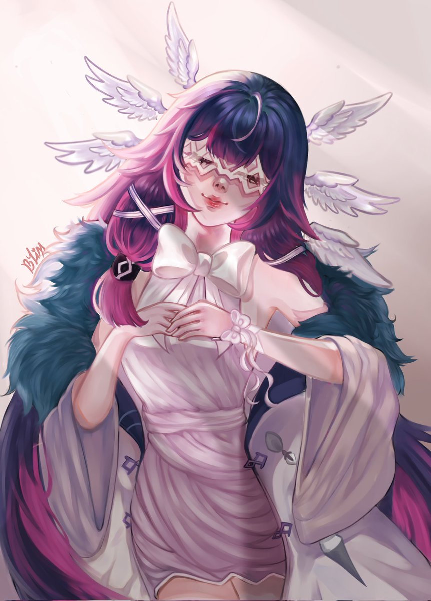 PLSS SPARE ME I ALMOST SUICIDED WHILE FINISHING THIS 
I HOPE IT'S WORTHY ALL OF MY PAIN 
i really loved this result actually and I might take a long rest cuz this cost ALL of my pain hope you like it
#colombina #fatuiharbingers #GenshinImpact #artmoot