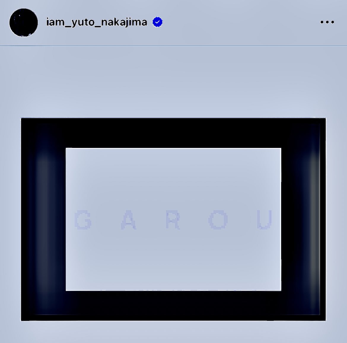 何かと思ったら文字が書いてある
【GAROU】？？狼男？？？