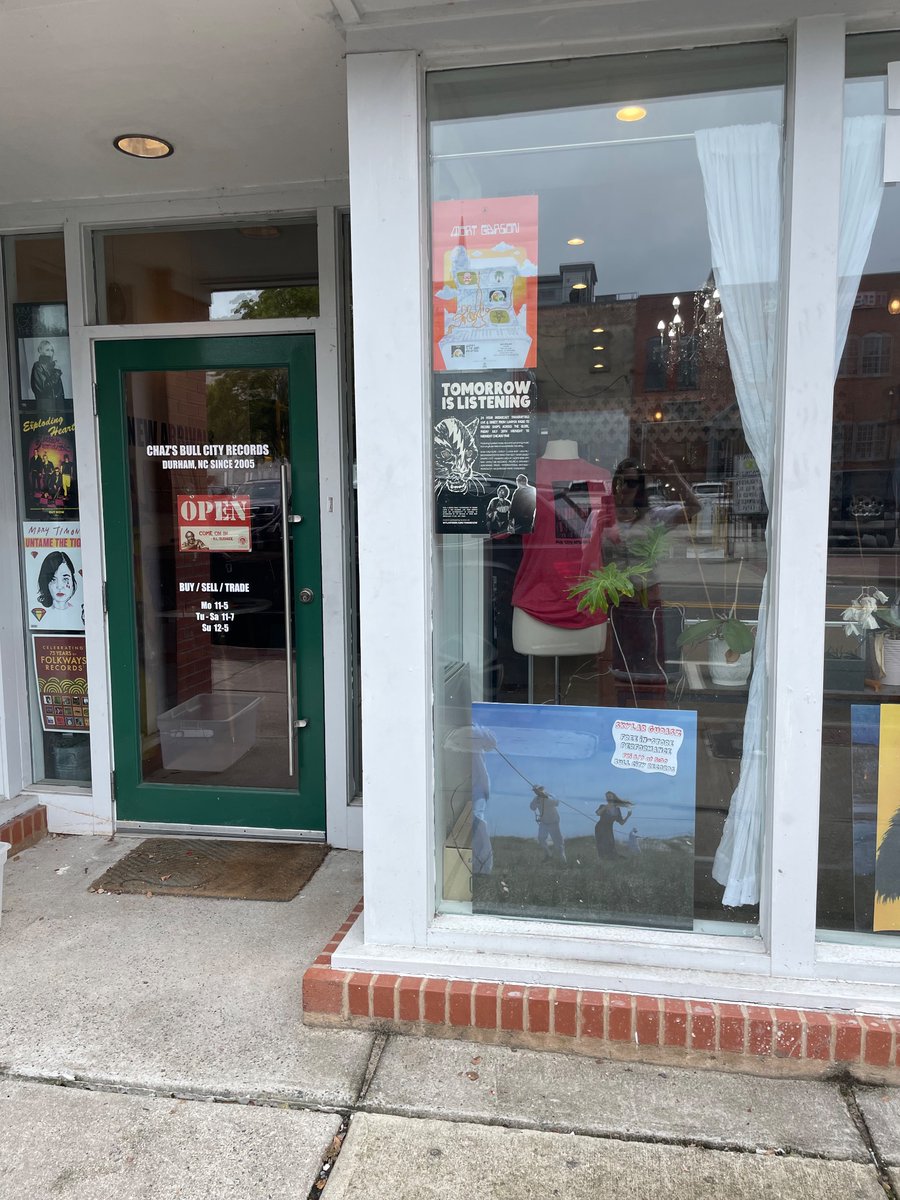 COUNTRY is out today 🌊🦋 Durham! I’m playing a solo in store at Chaz’s @bullcityrecords at 5:30 PM! 🩵 come say hi &amp; pick up a record🌻