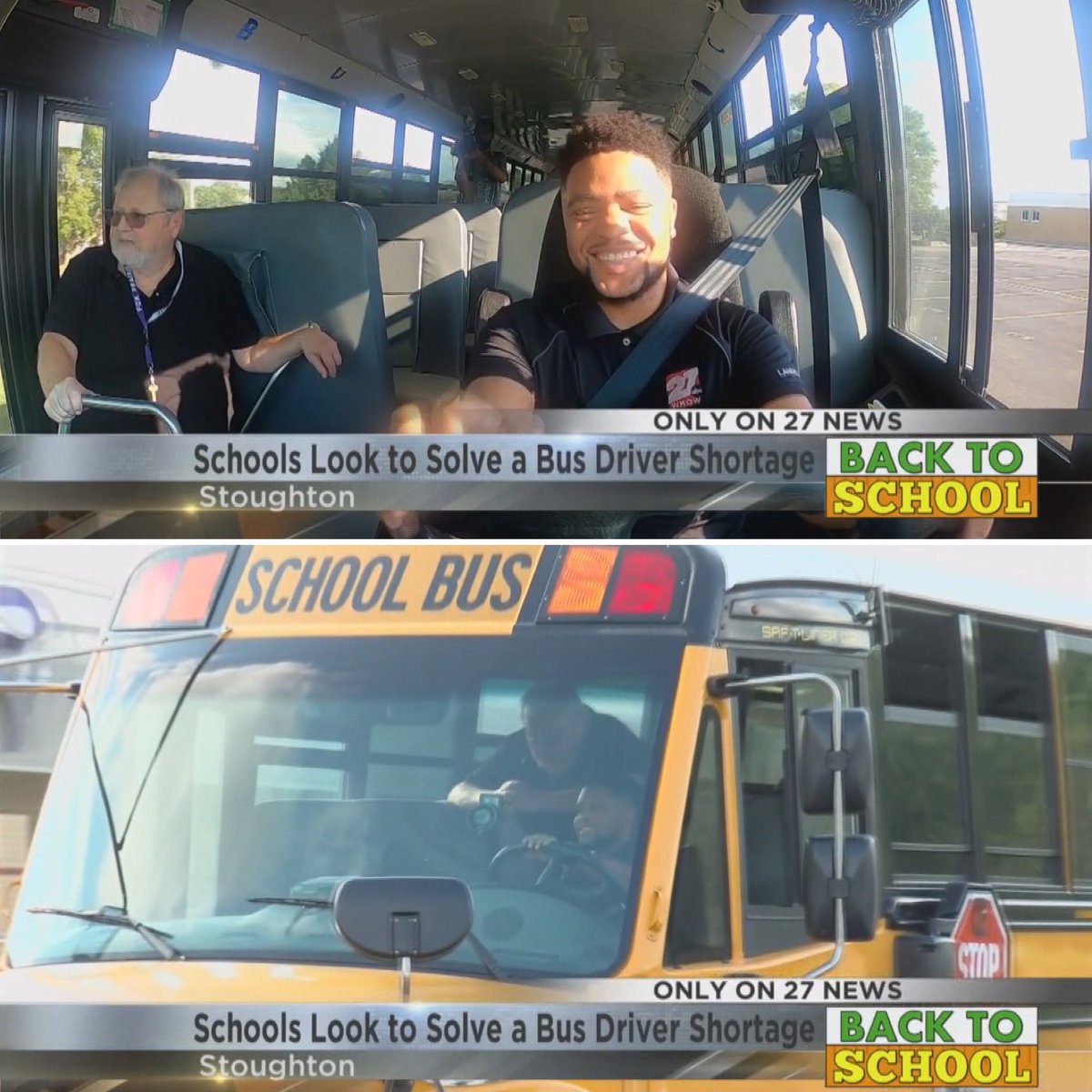Could you see yourself driving students to a brighter future every morning? Yesterday I got behind the wheel of a 40-foot, up to 80-passenger school bus to see how it feels. 😎

Check out my full story on the shortage of bus drivers here: bit.ly/4cjoKv9