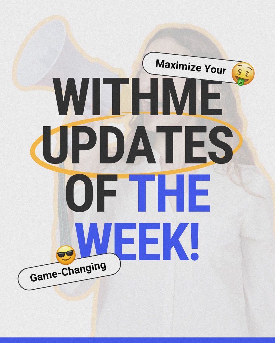 WithMePlatform's tweet image. 📣 WithMe Users: Get ready to level up your community &amp;amp; coaching game! 🚀 We&apos;ve packed this update with powerful enhancements based on YOUR feedback.
#WithMe #CommunityPlatform #CoachingPlatform #PlatformUpdates #ProductLaunch #CreatorTools #CommunityBuilding #OnlineCoaching