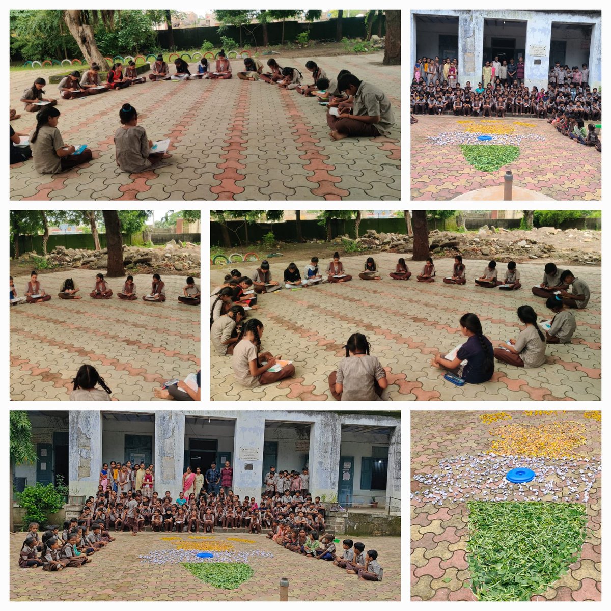 આજ રોજ ઉપલેટા તાલુકાના વડાળી ગામે #હરઘરતિરંગા અભિયાન અંતર્ગત રંગોળી સ્પર્ધા તેમજ ચિત્રસ્પર્ધાનું આયોજન કરવામાં આવ્યું હતું,જેમાં નાના બાળકો એ ઉત્સાહસહ ભાગ લીધો.<a href="/CollectorRjt/">Collector Rajkot</a> <a href="/DDORAJKOT1/">District Panchayat Rajkot</a> <a href="/tdoupleta95622/">TDO UPLETA</a>
#HarGharTiranga2024 🇮🇳