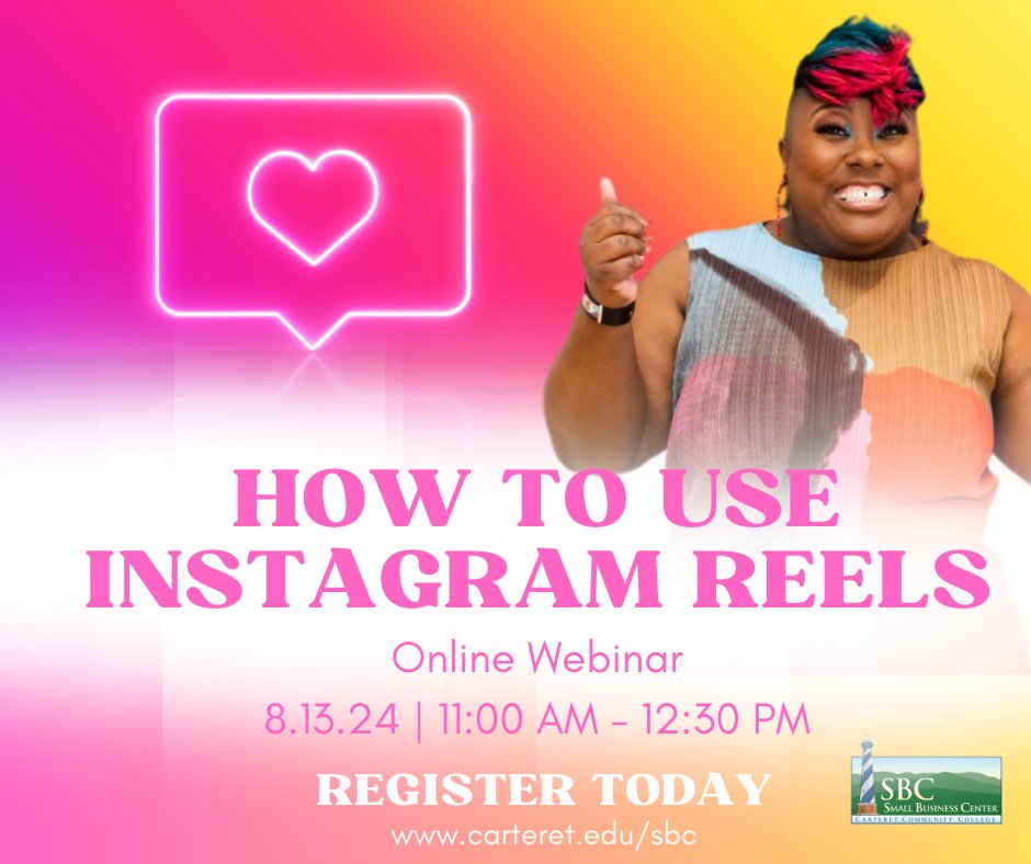 SmBizCtr_CCC's tweet photo. Instagram is a great way to market your business. But have you created Reels before? Reels is a new platform flagship, and they help increase engagement and gain followers. 
Link to register: https://t.co/fVfgKIVA1T https://t.co/ILWwmNo6Qz
