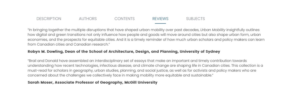 Countdown is on - Just 50 more sleeps until the publication of Urban Mobility: How the iPhone, COVID and Climate Changed Everything 

utorontopress.com/9781487551858/…