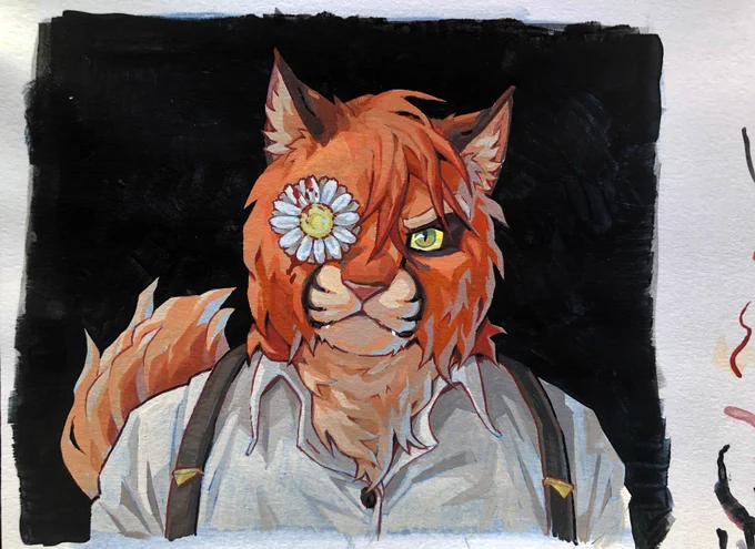 Viktor gouache #Lackadaisy 