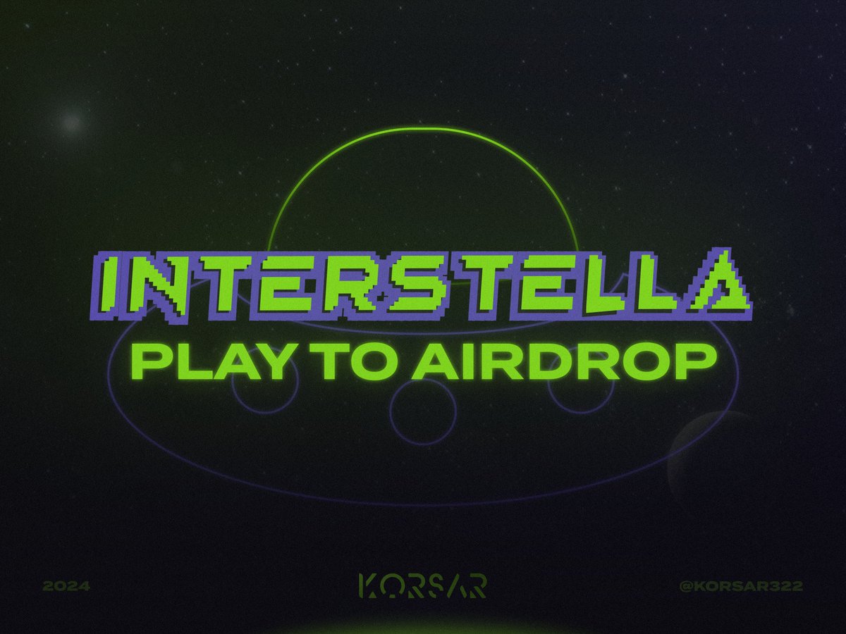 Play To Airdrop by <a href="/Interstellaxyz/">Interstella</a>

Interstella is a gaming project being built within the Ton ecosystem.

Supported by <a href="/HaloDotSocial/">Halo | halo.social 😇</a>

The game itself is in the spirit of Flappy Bird, where you need to earn Light Years, which are necessary for Airdrops.

Start >