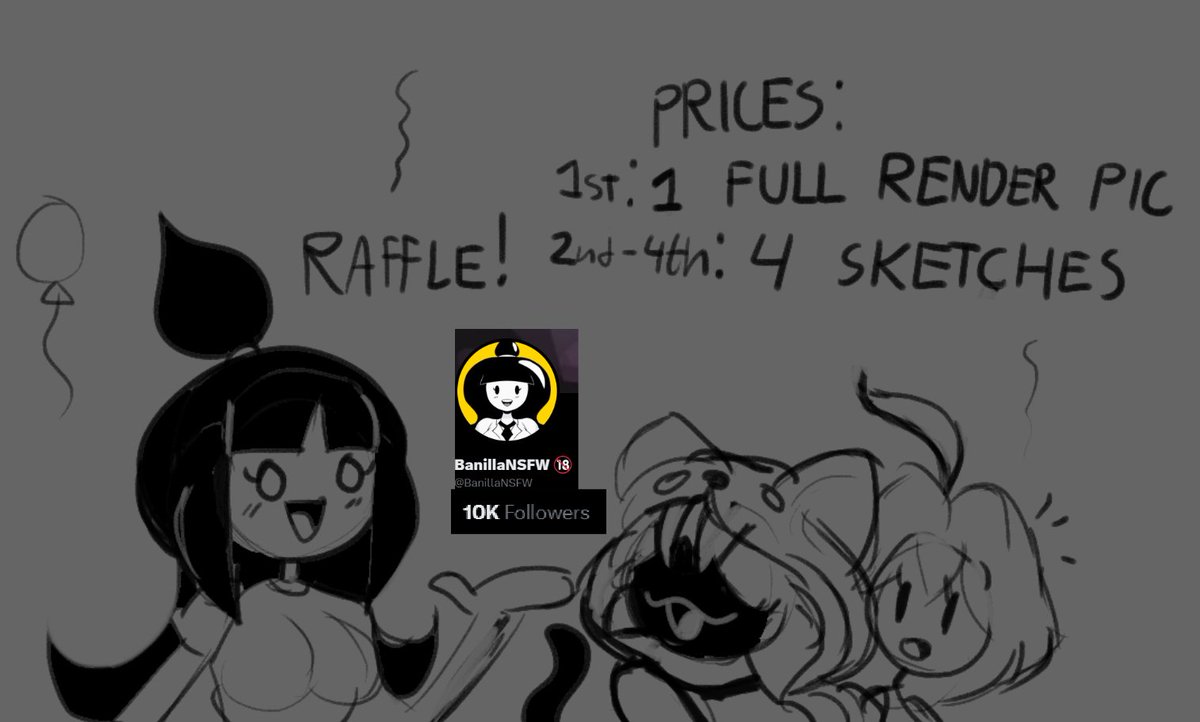 I'll be celebrating getting 10K followers by hosting a raffle! 
All you have to do is
1. Follow, Like and Retweet this post!
2. Comment something down below! And that's it!

I'll close and chose the winners in 7 hours! Be quick :D