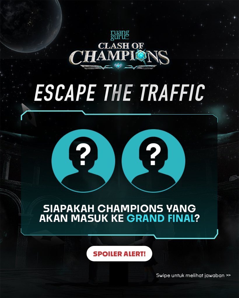 ruangguru's tweet photo. 🚨SPOILER ALERT!🚨 

CONGRATULATIONS TO OUR GRAND FINALISTS! 🥳

Untuk Kadit, Nabil, Nando, dan Chris perjalanan kalian harus sampai di sini 🥹 Apapun hasilnya, kalian udah kasih yang terbaik bisa sampai tahap ini ❤️

Selamat untuk Axel dan Shakira lolos ke Grand Final 🫶 
Ngga sabar banget untuk nonton Sabtu depan!!

NONTON episode 11 serentak di Final Chapter Event, Aplikasi, dan Youtube Ruangguru, pekan depan 17 Agustus 2024 ✨

Pantau terus sosial media kita untuk update terbaru ✨🫶🏻

Produced by: @ruangguru 

#Ruangguru #clashofchampions #ruangguruclashofchampions
