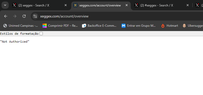 rafa999's tweet photo. I can't login xeggex website, It says "Not Authorized" after using my correct password and google authenticator! I can't create a support ticket either because requires login! I have some money on it! I need help! #xeggex https://t.co/GqFKIxjC24