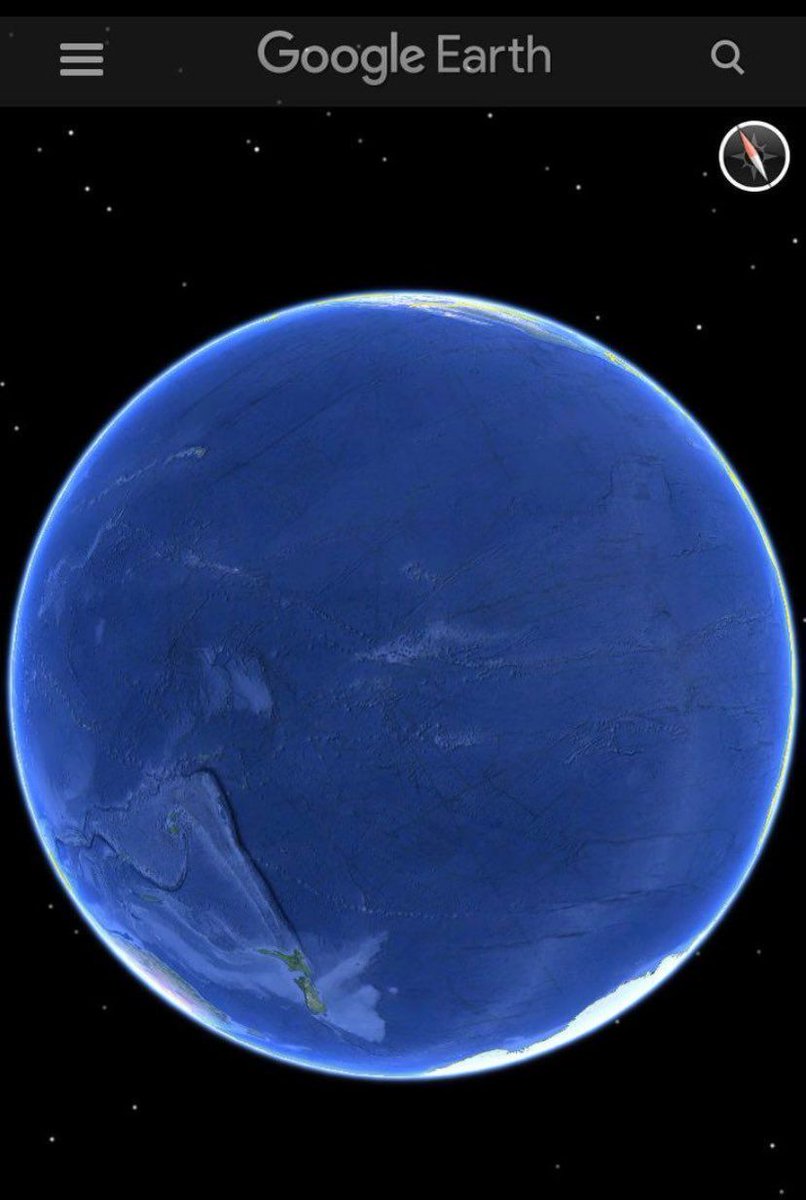 The side of planet Earth we aren't used to seeing.