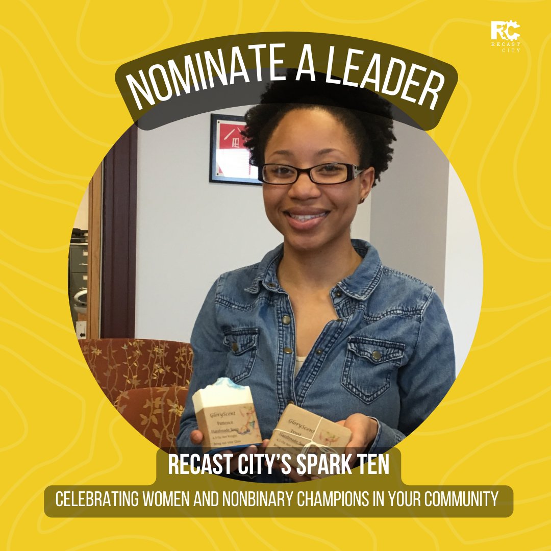 recastcity's tweet photo. Our small-scale manufacturers and community have greatness, and they just need a boost. That’s where you come in. 💪 Own your power to create change. Nominate yourself for the Recast City Sparks and let us share your story nationally. https://t.co/iYvvpu8Isu https://t.co/SgHem5Lqn1