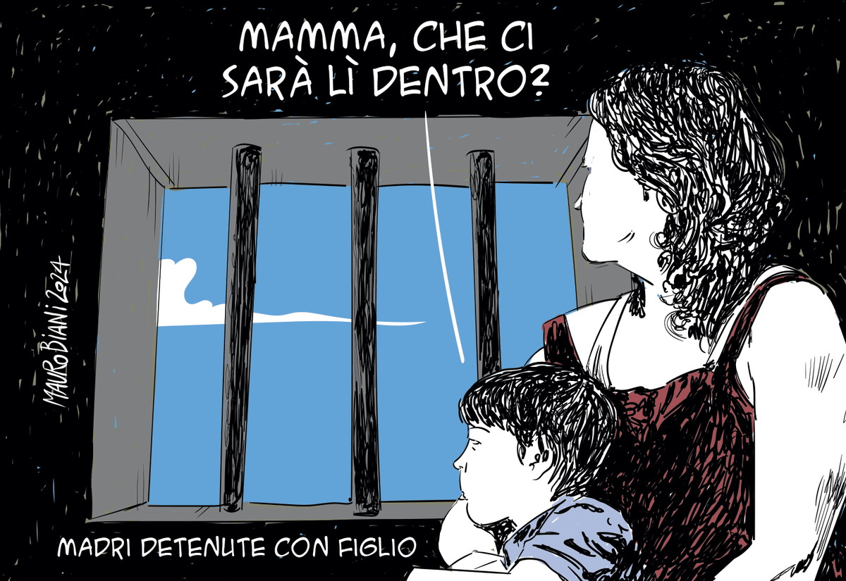 maurobiani's tweet photo. 25 #bambini nelle nostre #carceri 
#vergogna #GovernoMeloni #diritti
Oggi su @repubblica https://t.co/CrOyL9aLEz