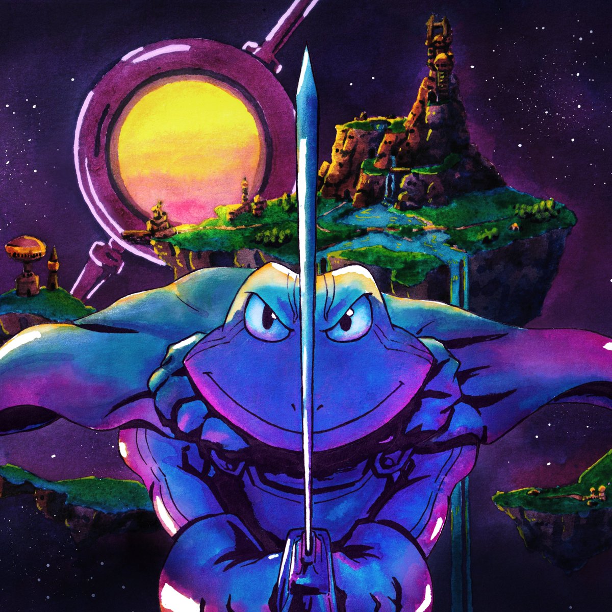 My remix of "Corridors of Time" from Chrono Trigger is out now 💚

Stream / Download: vgm.fm/corridorstime

Art by <a href="/KamiAmiga/">Kami Amiga</a>